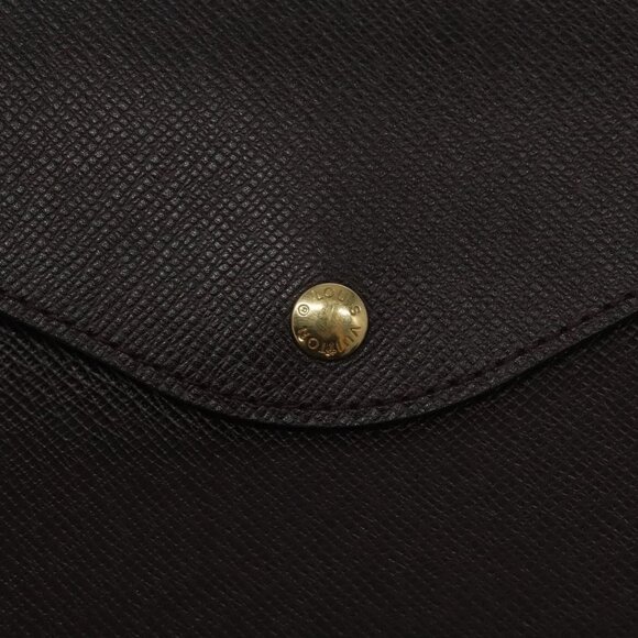 LOUIS VUITTON Taiga Document Case Clutch Bag Acajou M99087 LV Auth JB083 - Picture 9 of 16